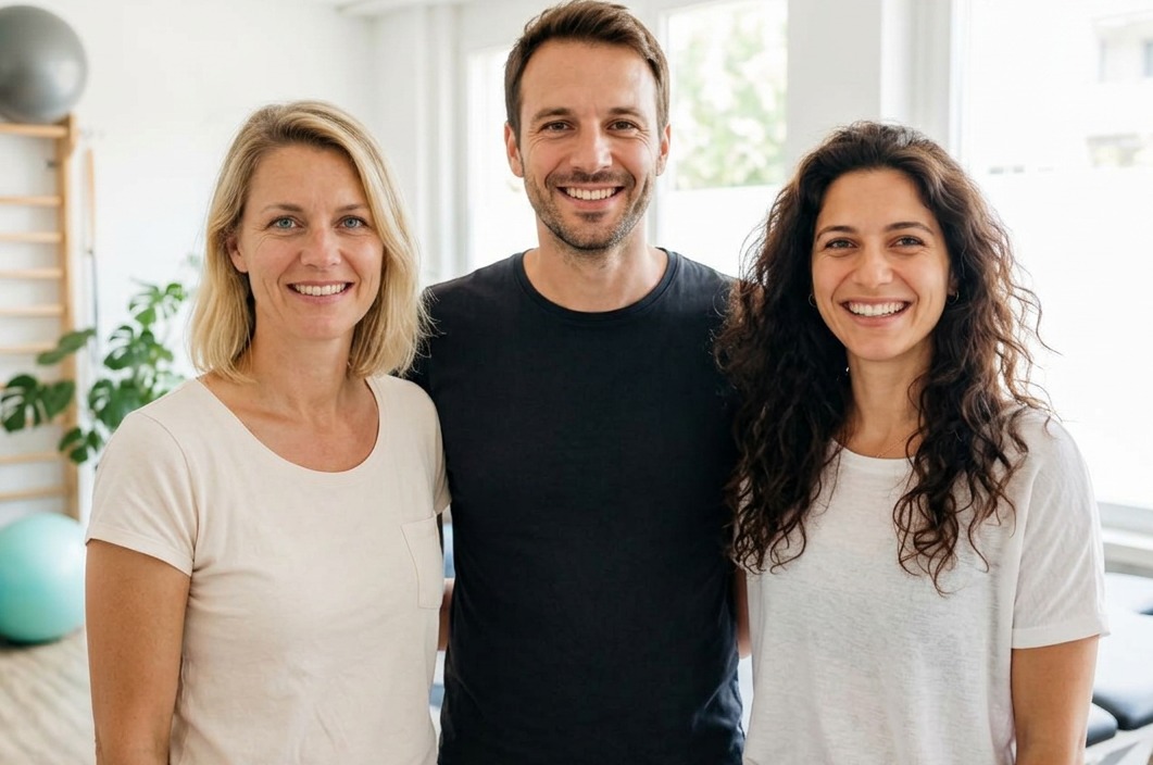 Physiotherapeutin betreut Patientin in Luzern